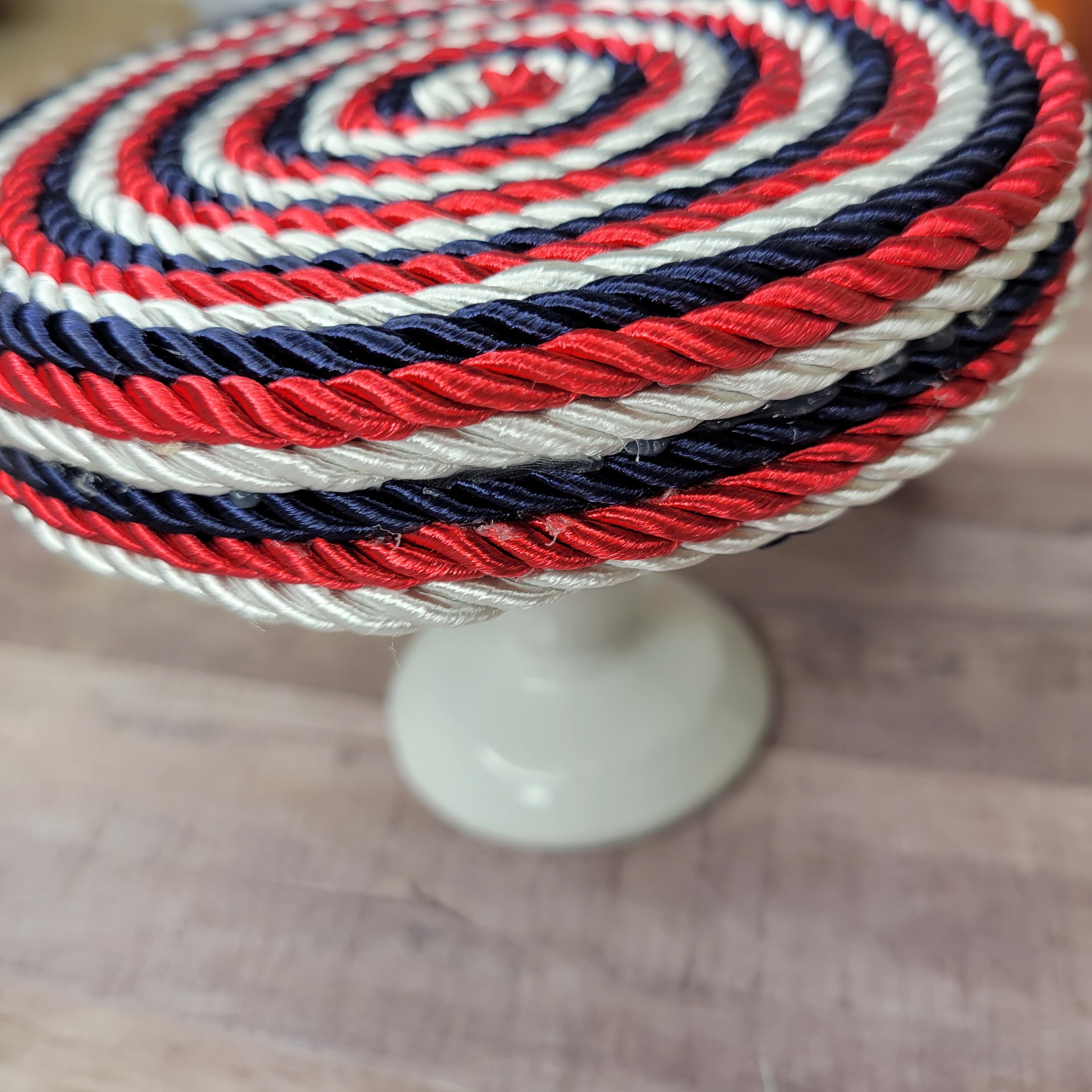 Showman Braided Red White And Blue Over And Under