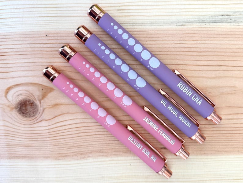 Personalized Medical Pen Light, Paramedic Gift, Physician Assistant, Nurse Practitioner Penlight, Badge Reel Accessories, CNA Gift, Neuro zdjęcie 9