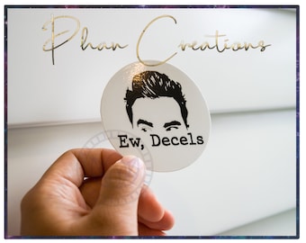Ew Decel Sticker | Hydro Flask Decal | Funny Vinyl Sticker | Tumblr Laptop Decal | Labor and Delivery | NICU