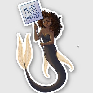 Autocollant de sirène Black Lives Matter
