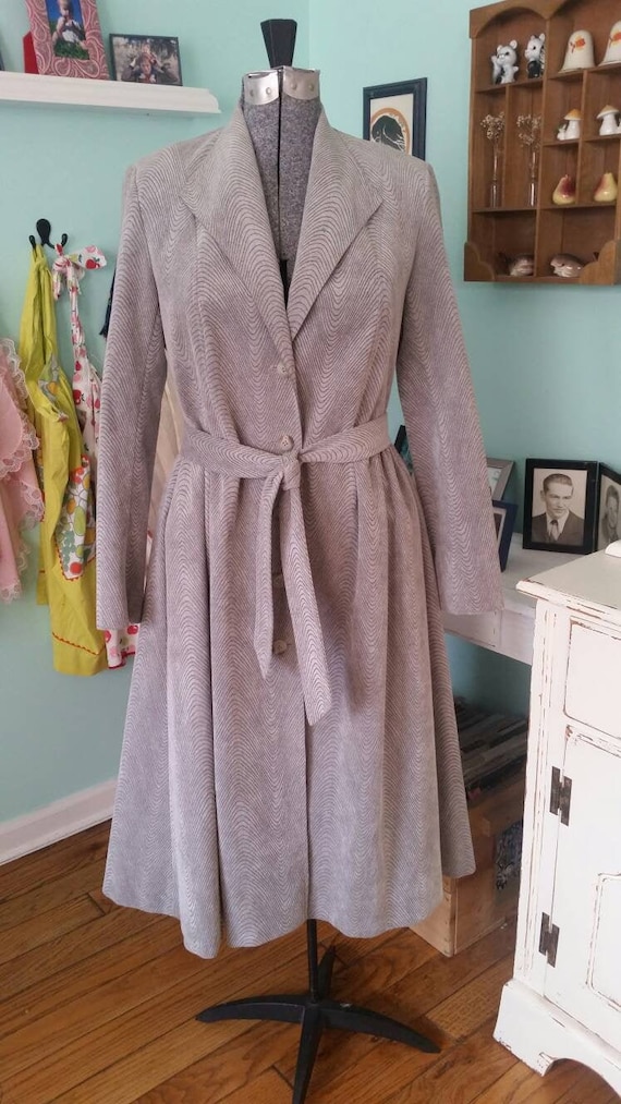Vintage 1970s Gino Rossi for Wilson Suede coat / G