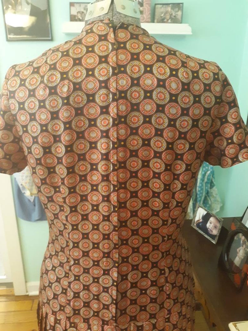 Vintage Carillon New York dress pleated vintage dress 60s 70s vintage dress