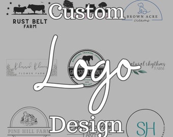 Custom Logo Package | Farm or Business Logo, homestead, farm logo, barn logo, easy logo, branding, equine logo, horse stable, horse training