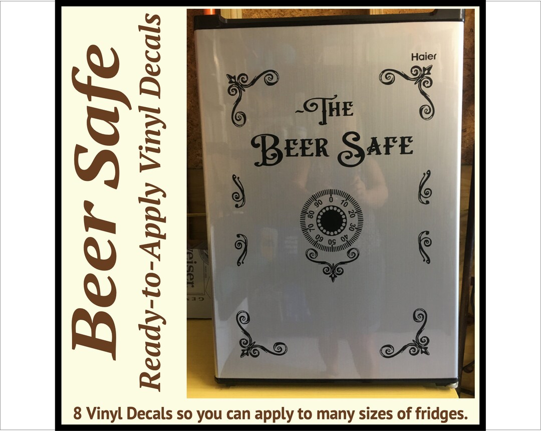 Beer Safe Wine Safe Ready to Apply Vinyl Decals Free Shipping Etsy