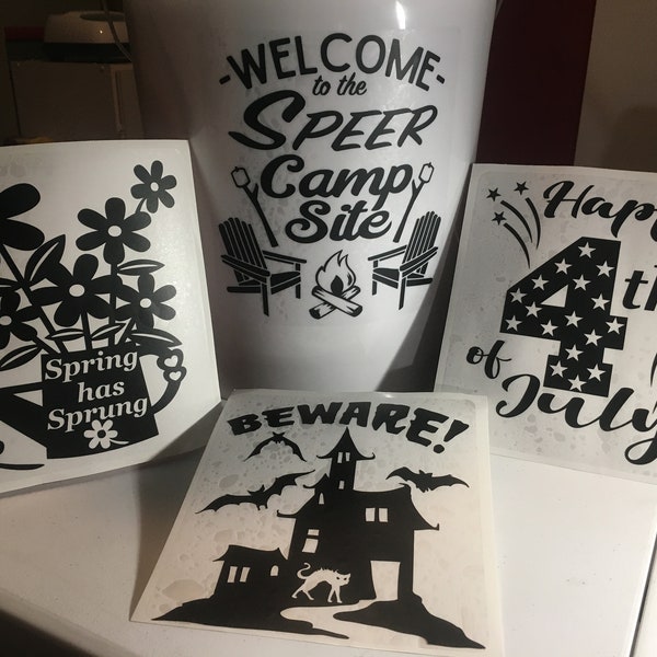 Bucket Light Decals Etsy