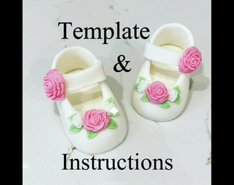 fondant baby booties