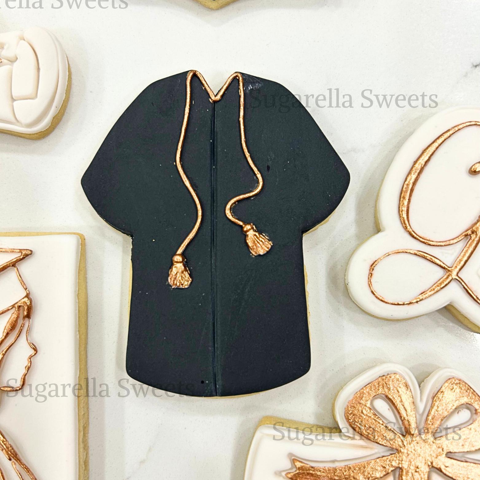 Congratulations Scroll Robe Graduation Gown Cookie Cutter, Congratulations Robe Fondant Tool - Etsy
