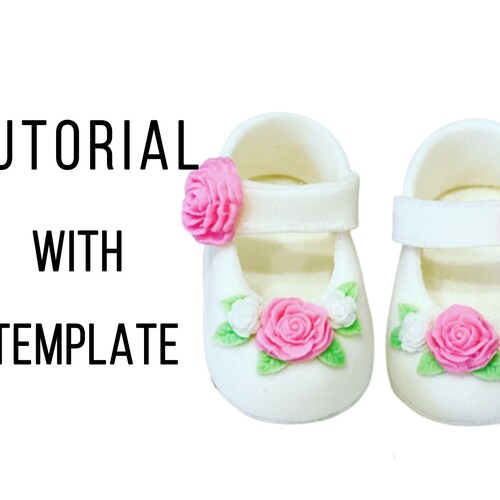 Baby Shoe Template & Instructions PDF Digital Template Etsy