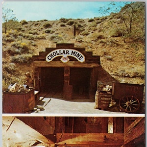 Chollar Mine Virginia City NV Nevada Plata y Oro Minería Postal Sin Usar Y3