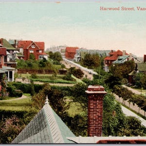 Harwood Street Vancouver BC Britisch-Columlie Kanada Postkarte Y3