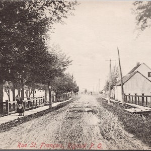 Rigaud Québec Rue Saint-François Rue Malhicule Carte postale inutilisée Y2