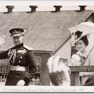 Canada 1939 Visite royale Le roi George VI et la reine Elizabeth visitent la carte postale Y3 du CPRP inutilisée