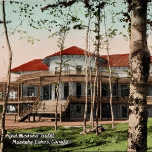 Royal Muskoka Hotel Muskoka Lakes Ontario EN Postal sin usar Y3