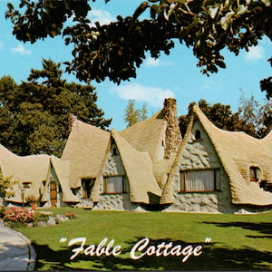 Fable Cottage Victoria BC Cordova Bay Vancouver Island unbenutzt Vintage Postkarte Y3