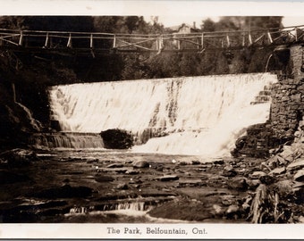 The Park Belfountain Ontario ON c1946 RPPC Postkarte Y2