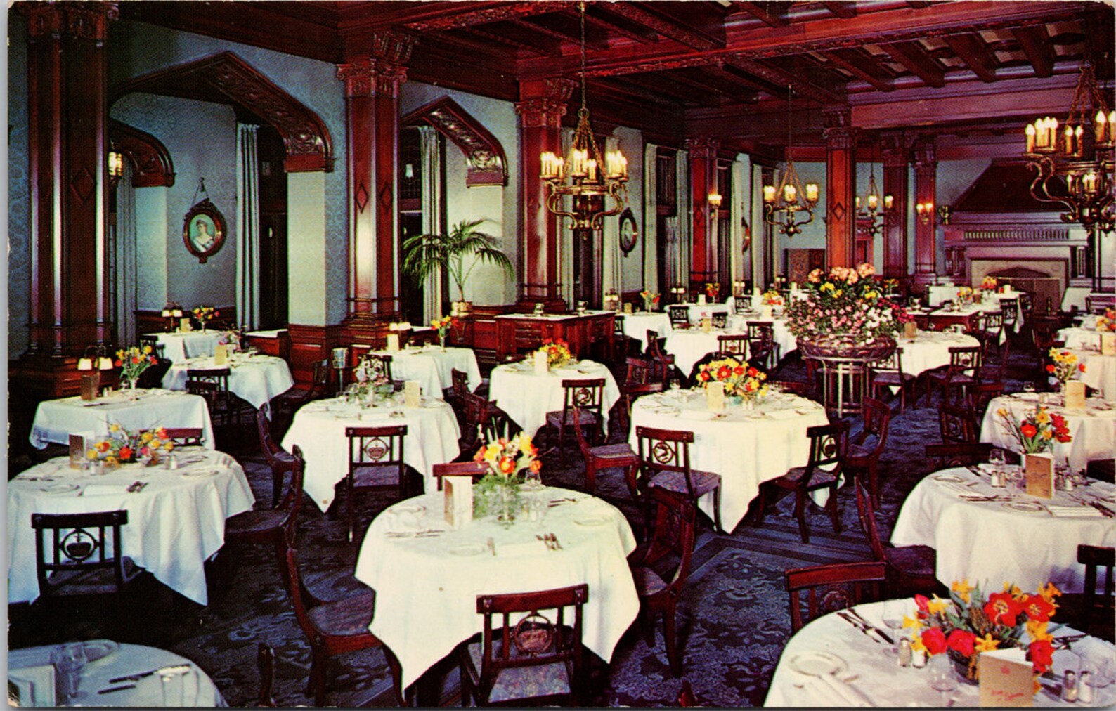 Victoria BC Empress Hotel Dining Room Interior Unused Vintage Etsy