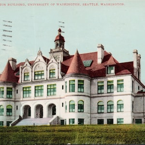 Administration Building Seattle WA University of Washington c1908 Postcard Y2