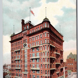 Postal Y3 del Templo de los Foresters de Toronto, Ontario, Canadá, 1908