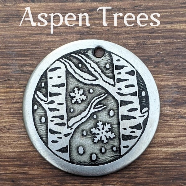 Aspen Trees Pet Tag