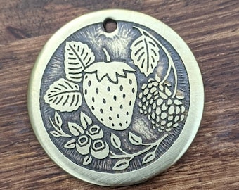 Wild Berries Pet Tag