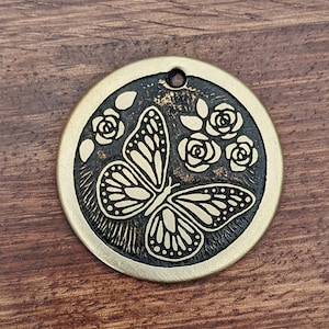 Butterfly Pet Tag