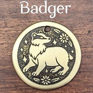 Badger Pet Tag