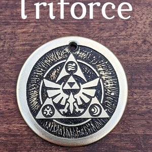 Médaille Triforce pour animal de compagnie