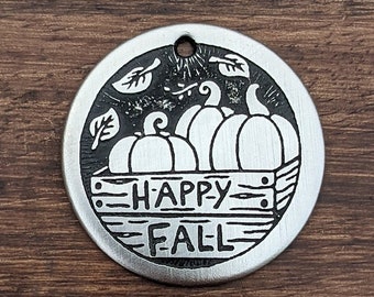 Happy Fall Pet Tag