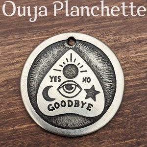 Ouija Planchette Pet Tag