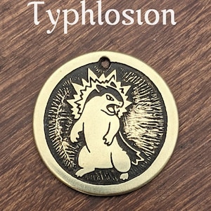 Typhlosion Pet Tag