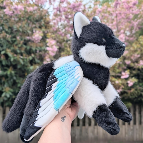 Peluche de zorro urraca