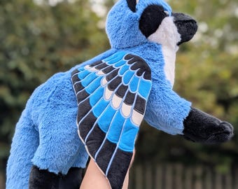 Blue Jay Fox Plush