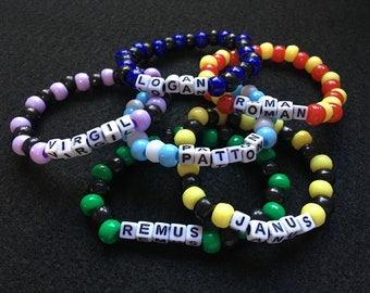 Sanders Sides Kandi Single Bracelets - Bracelet, Thomas Sanders, Cosplay Accessory, Stocking Stuffer, Teenager Gift, Cosplayer Gift