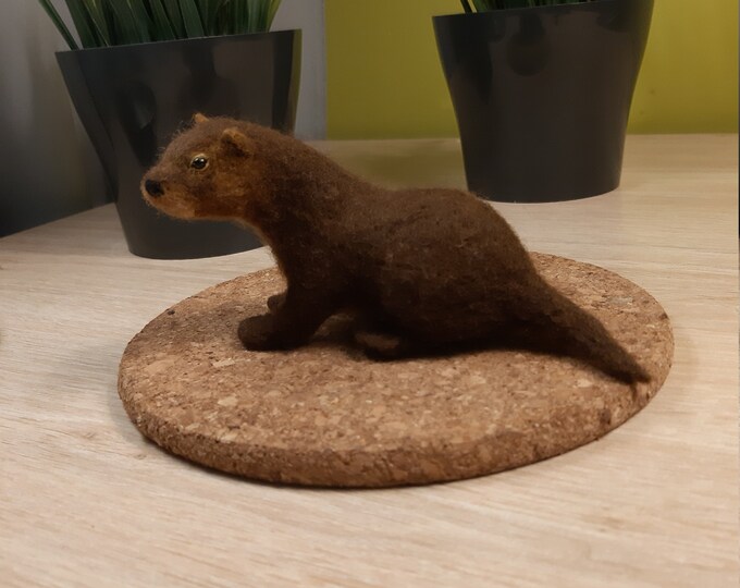 Needle Felted Otter Realistic. Otter Gift Wool. Realistic Etsy