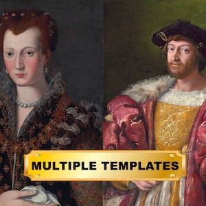 Medici Custom Portrait for woman and man, Historical Personalized Portrait, Renaissance portraits, Father and Mother day gift