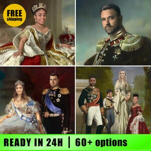 Personalised Historical Portrait | Royal Portrait | Renaissance portraits | Victorian portrait | Governor General portrait | Custom portrait