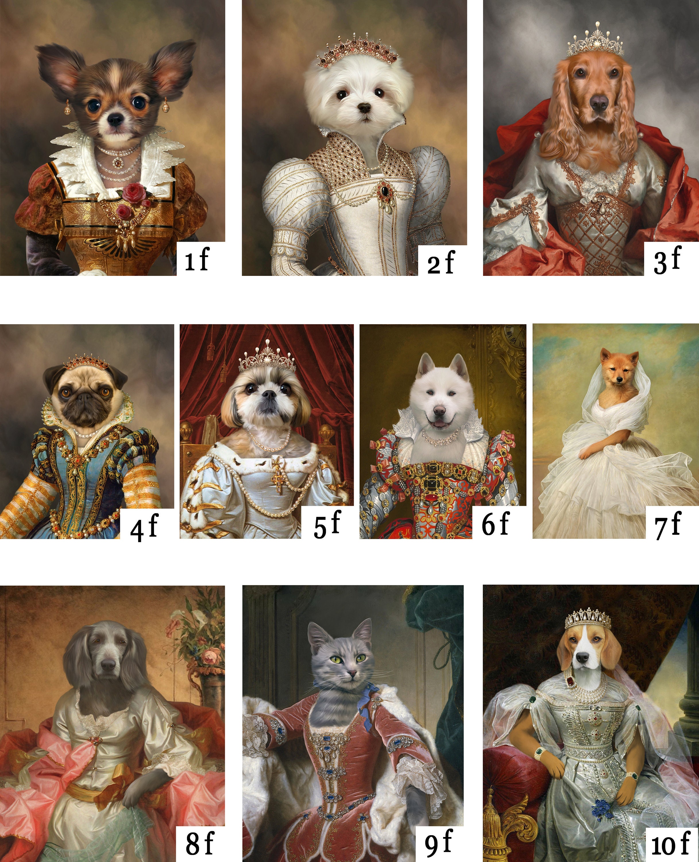 Königliches Katzenportrait Viktorianisches Katzenportrait - Etsy.de