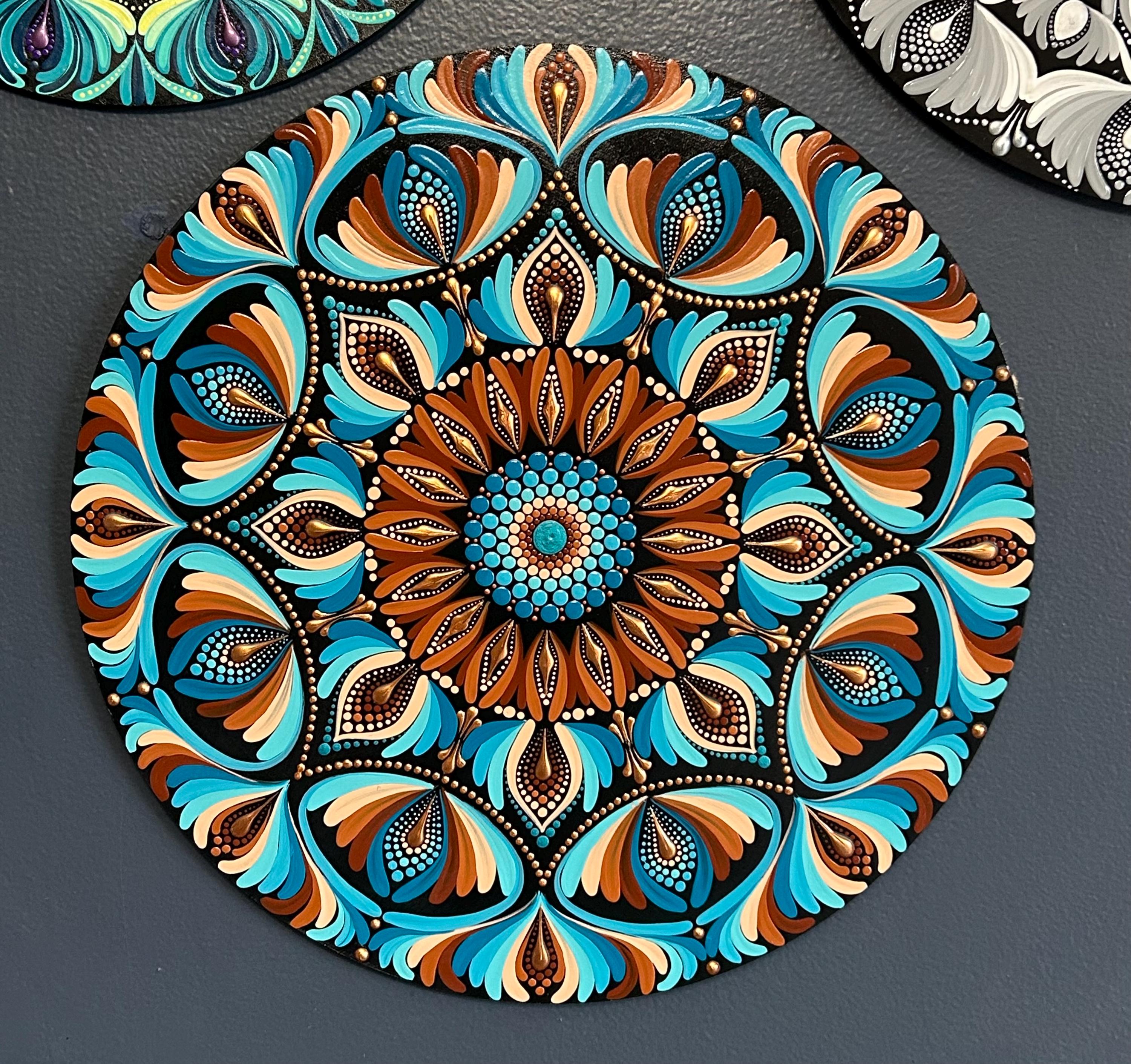 14” Mandala, Mandala Wall Art, Mandala Painting, Mandala Art