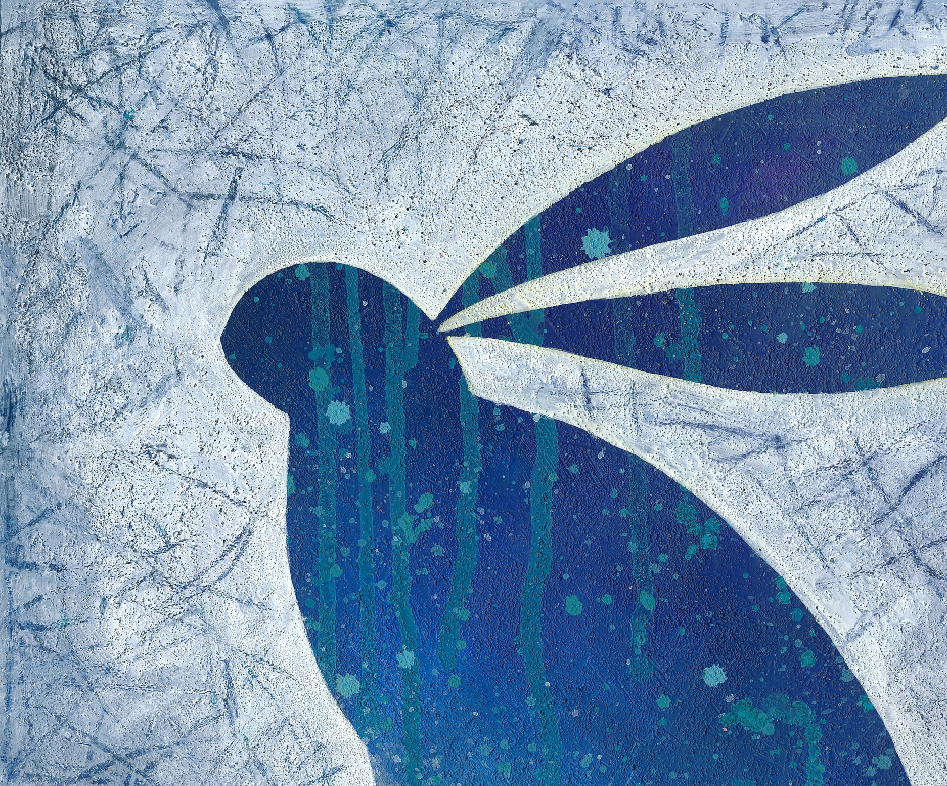 Bunny Painting Original Acrylic Abstract Rabbit Wall Art Etsy UK