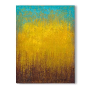 Original Abstract Painting Yellow  Wall Art Modern Wall Art Living Room Decor Kitchen Decor, Bedroom Wall Art