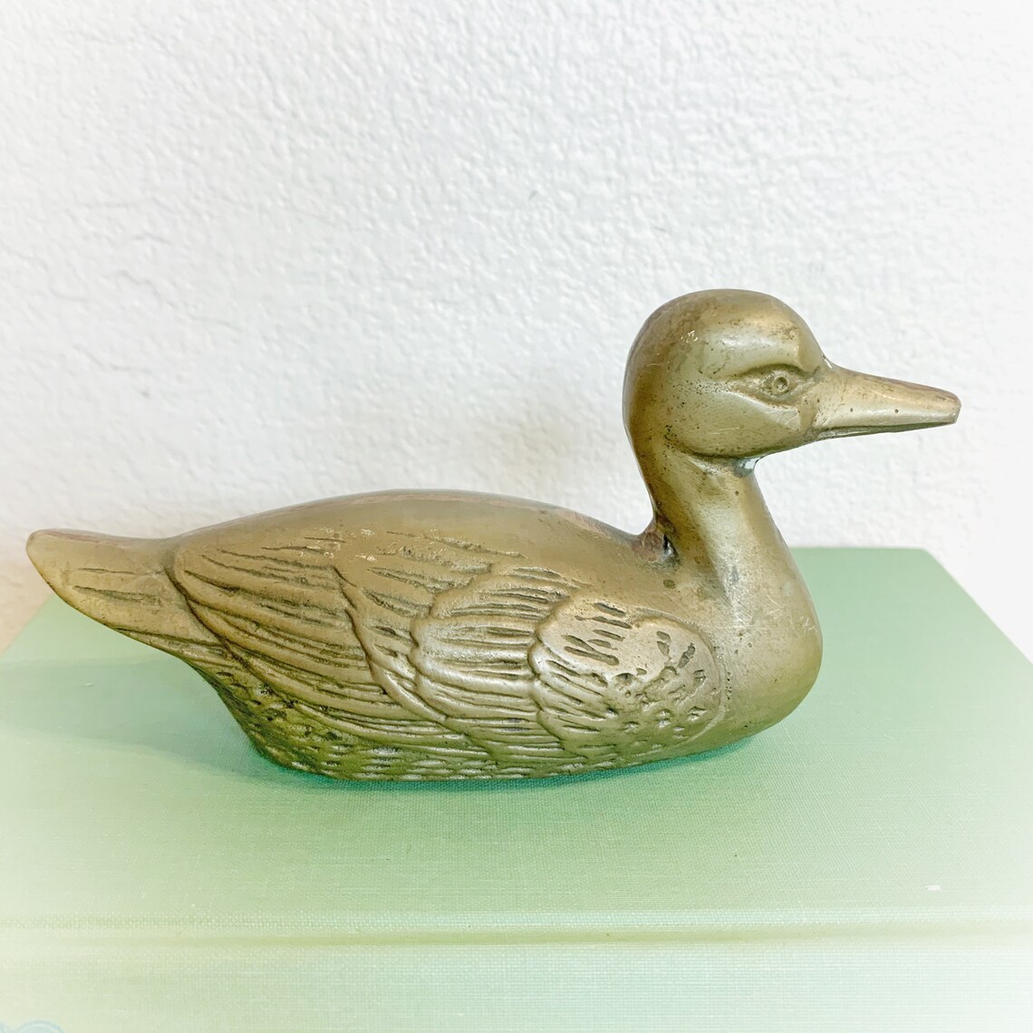 Vintage brass duck mid century brass duck collectible Etsy