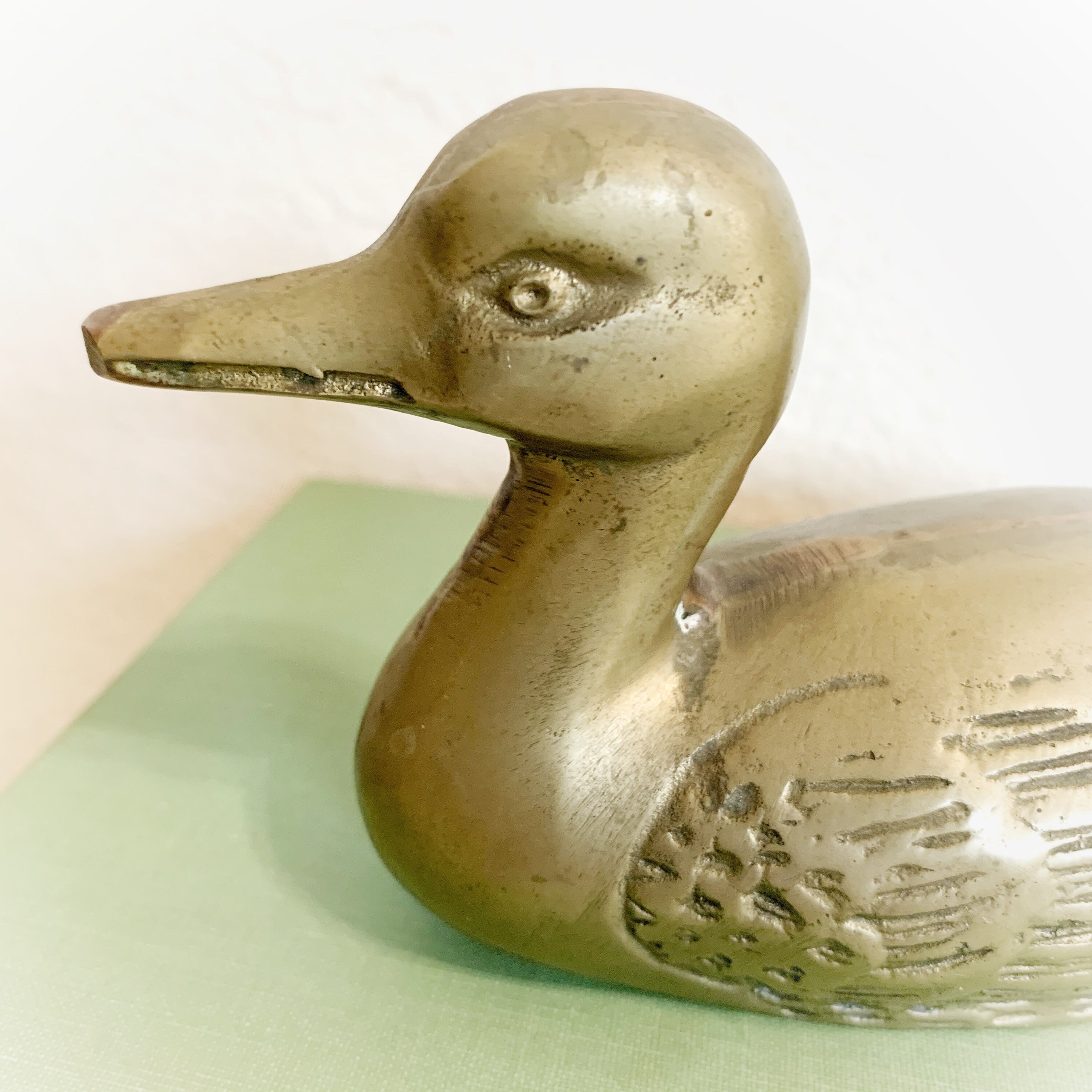Vintage brass duck mid century brass duck collectible Etsy