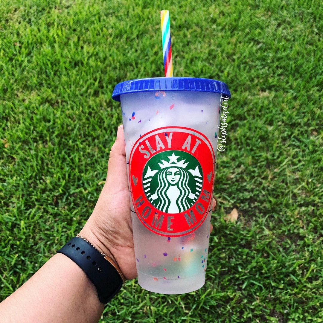 Confetti Starbucks Cup Color Changing Cup Custom Starbucks Etsy