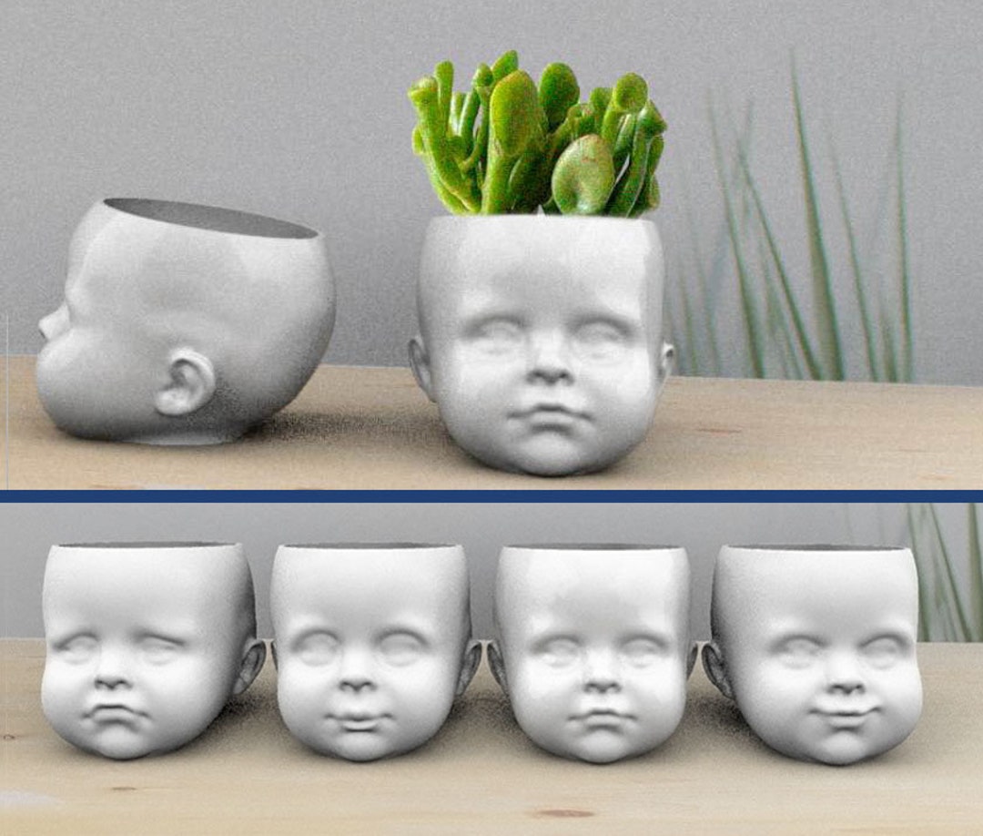 Baby Planters STL Etsy