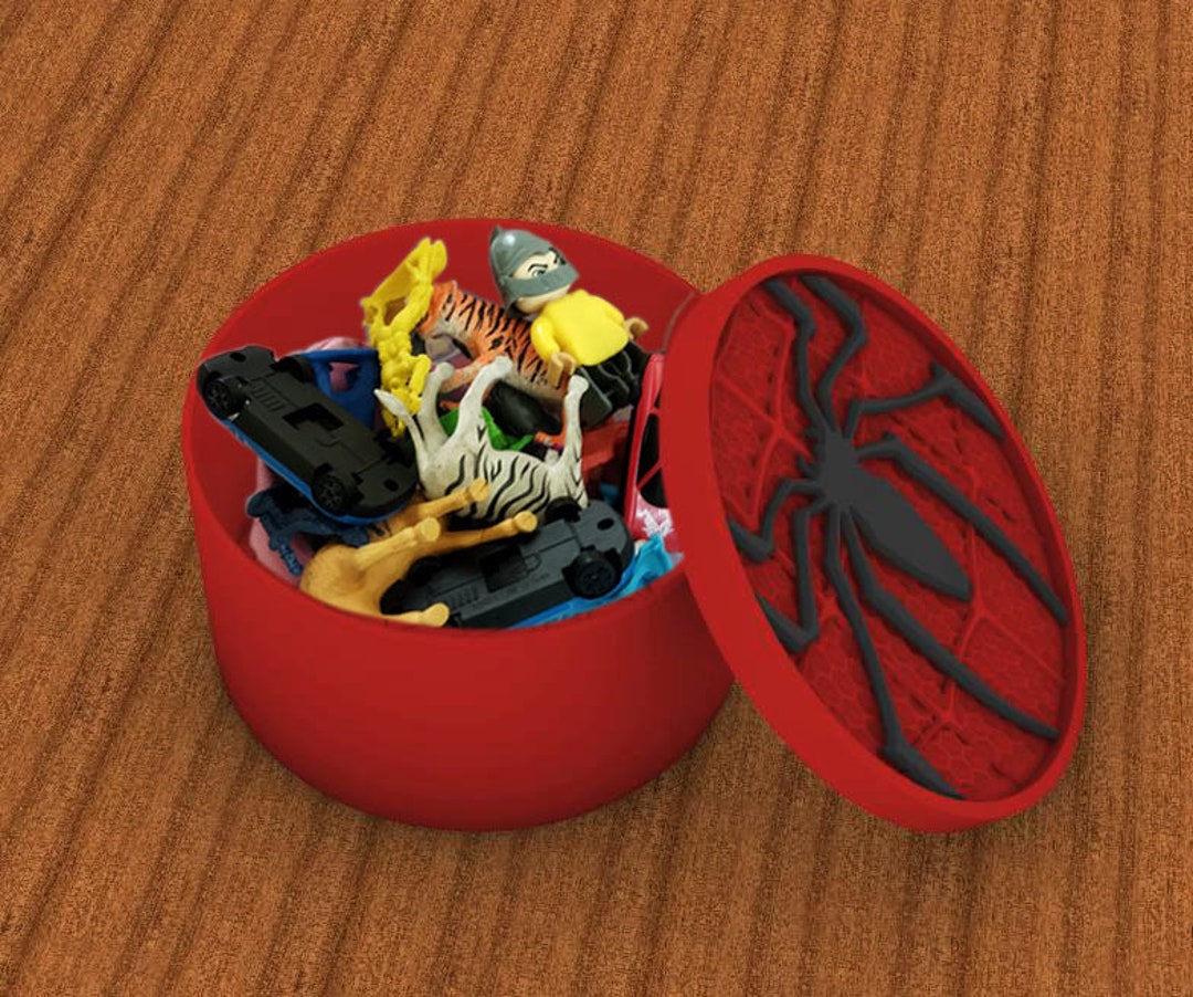 Spiderman Toy Box 3D STL Etsy
