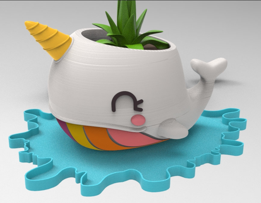 STL file Pokemon - Sprigatito Ice Cream 🐉・3D printable model to