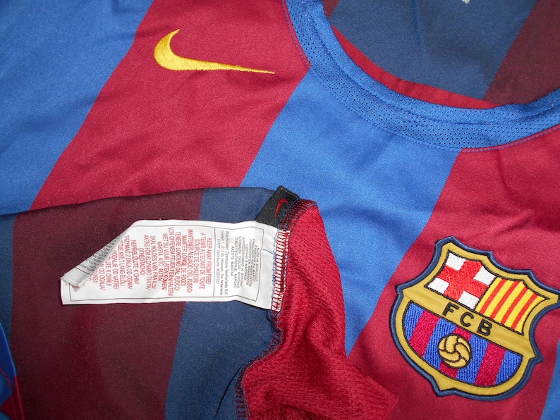FC Barcelona 2004/05 NIKE XXL 2XL Home 21 shirt jersey | Etsy