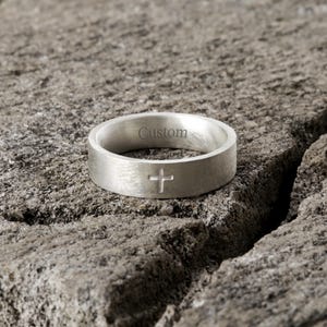 Personalized Cross 925 Sterling Silver