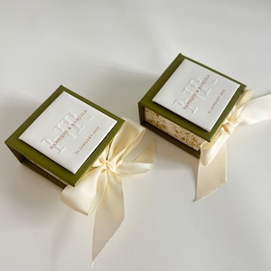 Boîte cadeau de mariage - Boîte à gâteau - Boîte cadeau de mariage - Boîtes personnalisées avec ruban bomboniere matrimonio