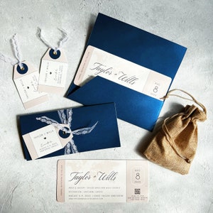 Carte d’embarquement | d’invitation de mariage invitation de mariage de voyage | invitation de mariage à destination |